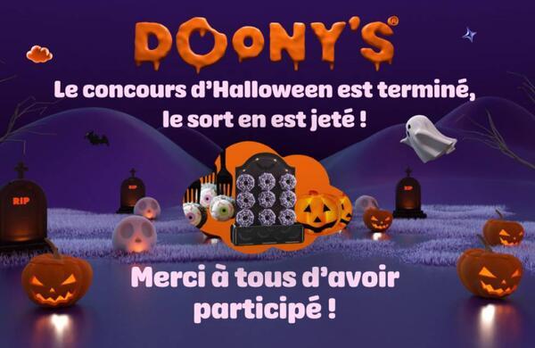 Doonys website fin d'Halloween